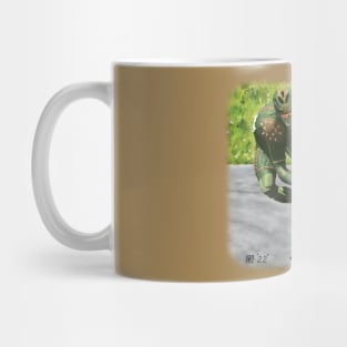 Orcs Cycling Race Competition Realistic Art Mug